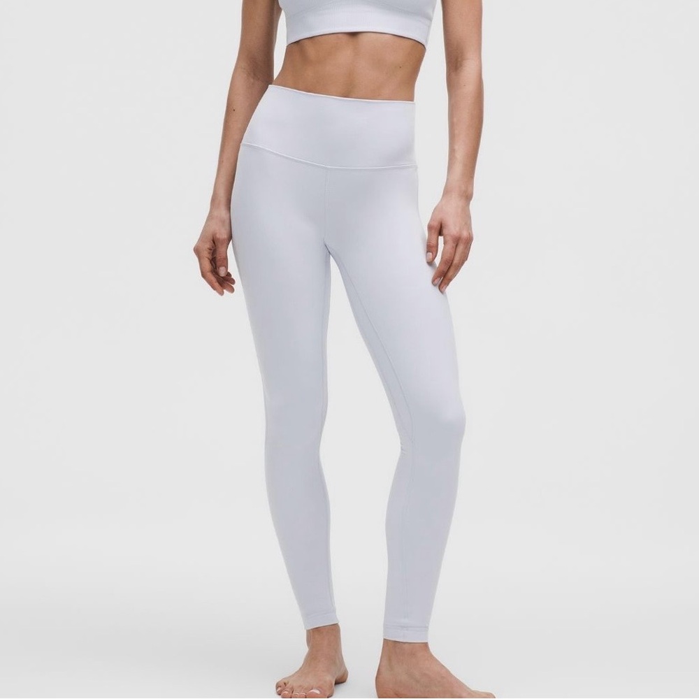 Lululemon Align White High-Waisted Leggings size 2.